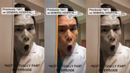 General Hospital’s Parry Shen looking shocked. | Image Source: Instagram